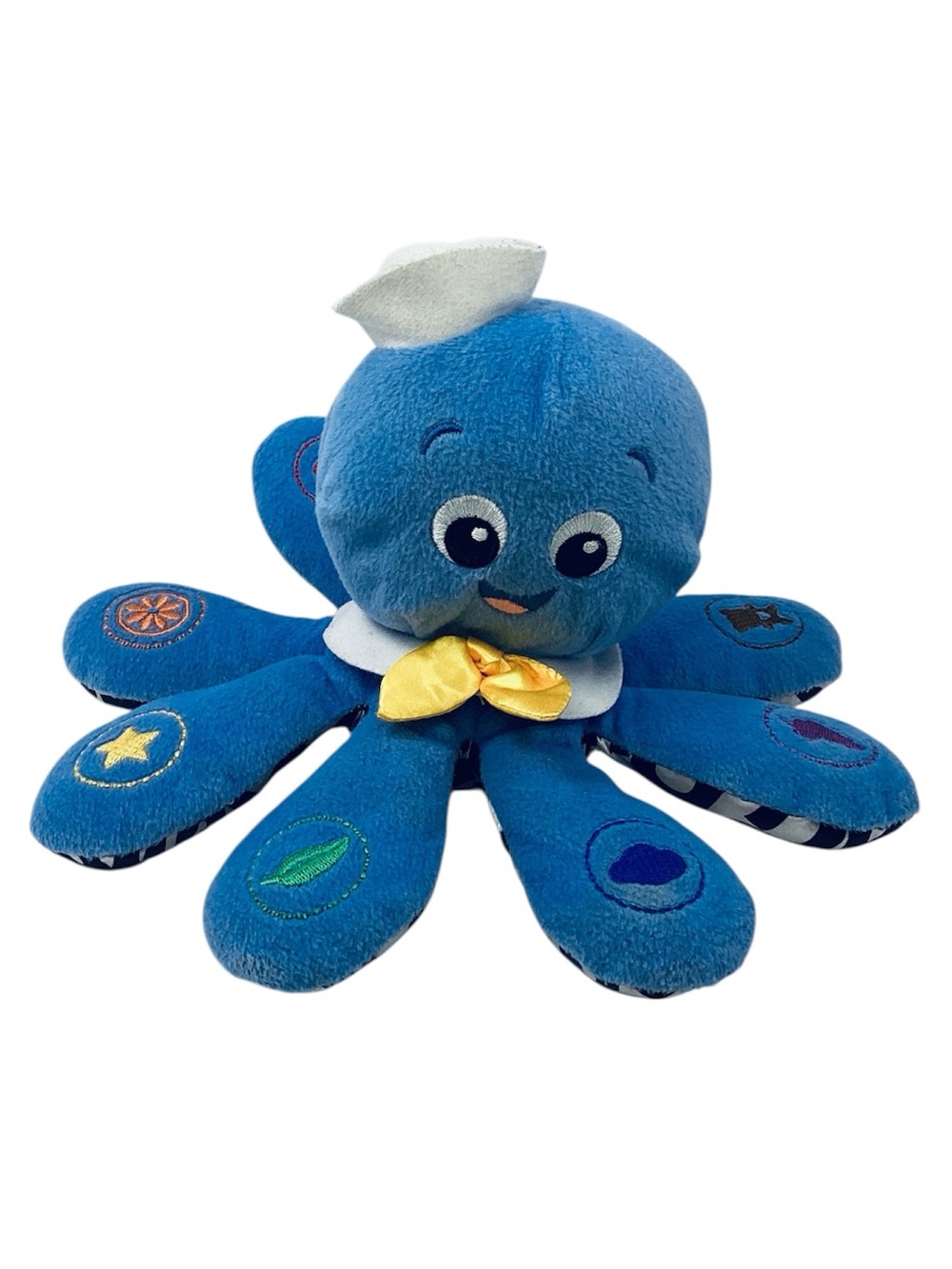 🐵 Baby Einstein Plush Octopus Soft Toy with Sailor Hat and Bow
